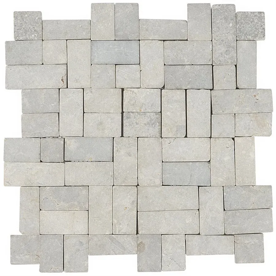 Pebblestone New Antique Tile - 11.81" x 11.81" / Black Lava - 2