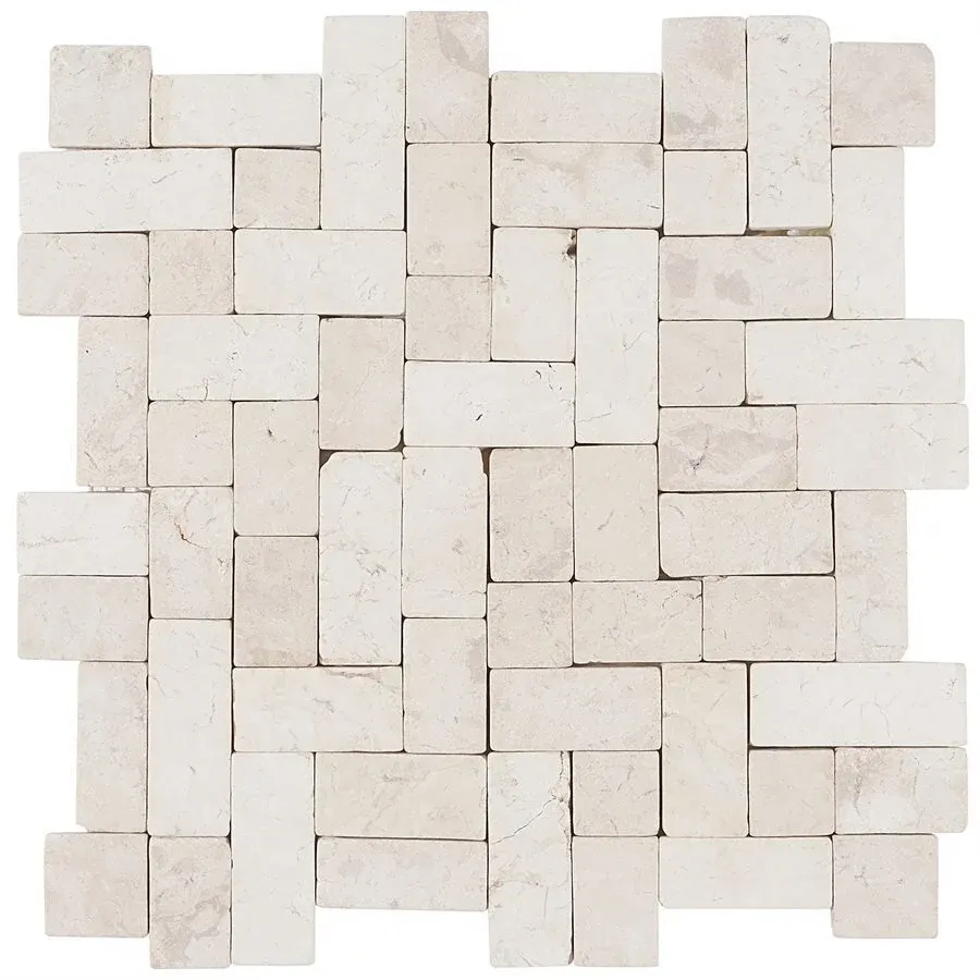 Pebblestone New Antique Tile - 11.81" x 11.81" / Black Lava - 3