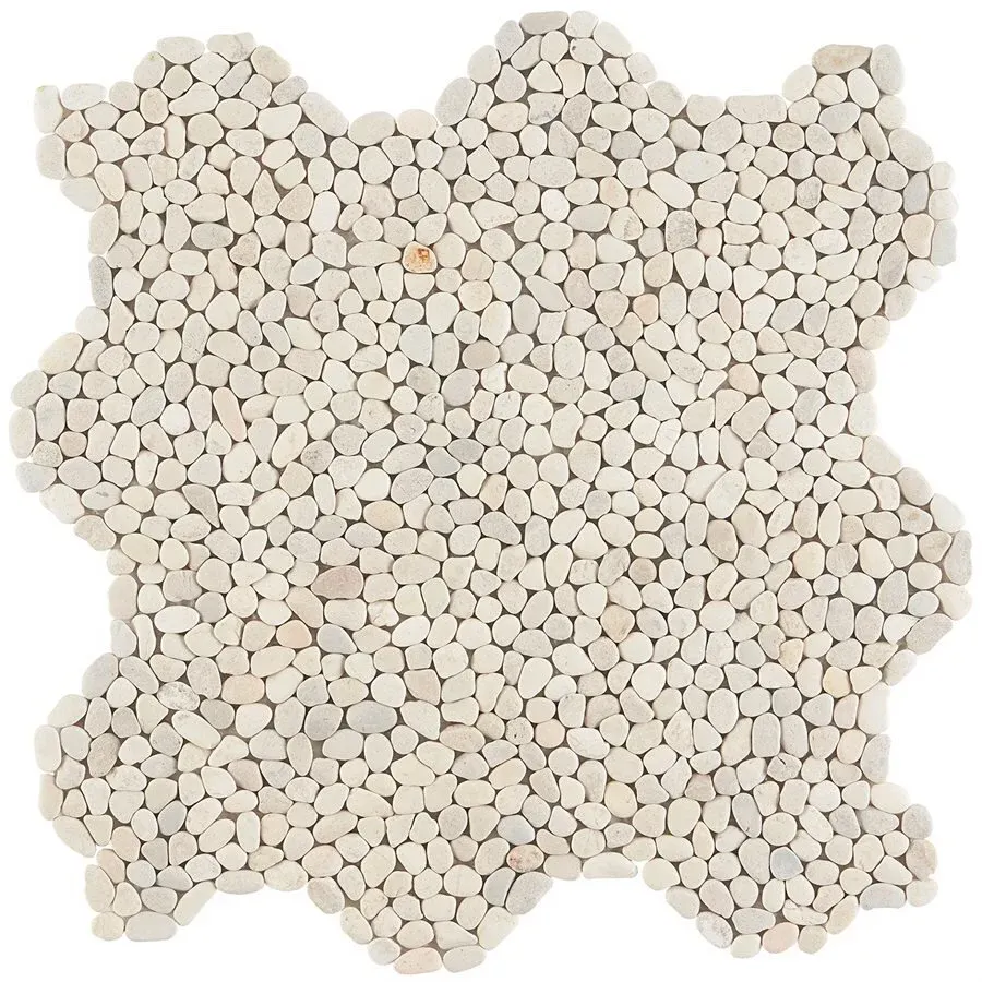 Pebblestone Micro Tile - 11.81" x 11.81" / Black Lava - 3