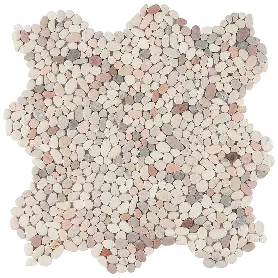 Pebblestone Micro Tile - 11.81" x 11.81" / Black Lava - 4