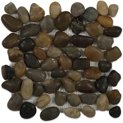 Cobblestone Flat Tile - 12" x 12" / Black - 2